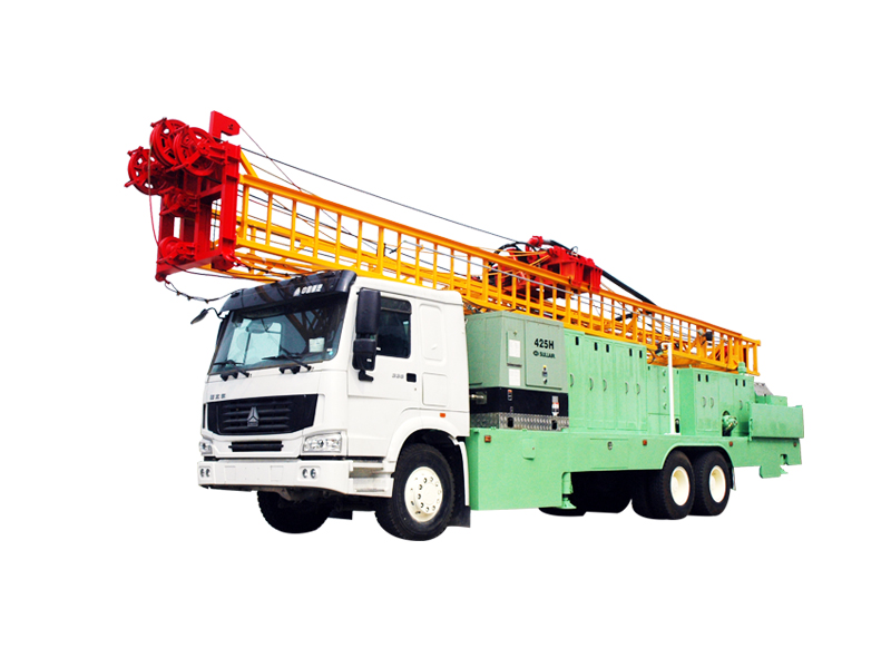 車載式全液壓鉆機(直立單節井架)